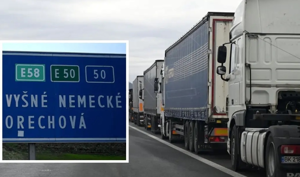 Словацкие перевозчики присоединились к польским и заблокировали движение грузовиков через границу с Украиной