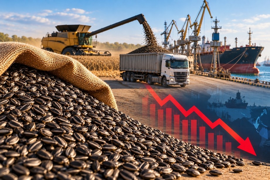 Sunflower prices in Ukraine continue to fall due to increasing supply and export problems