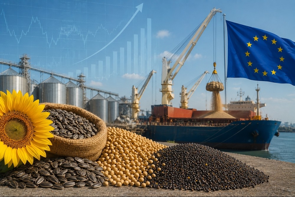 EU sharply increases oilseed exports despite reduced sunflower production and reduced processing