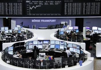 European exchange froze on conflicting factors