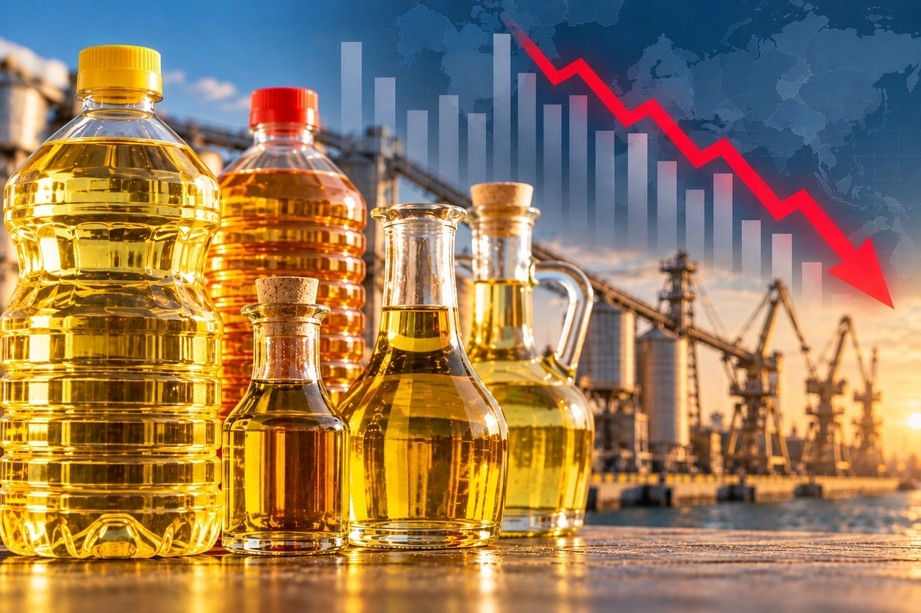 Vegetable oil prices under pressure from record palm oil stocks and rising sunflower oil supply
