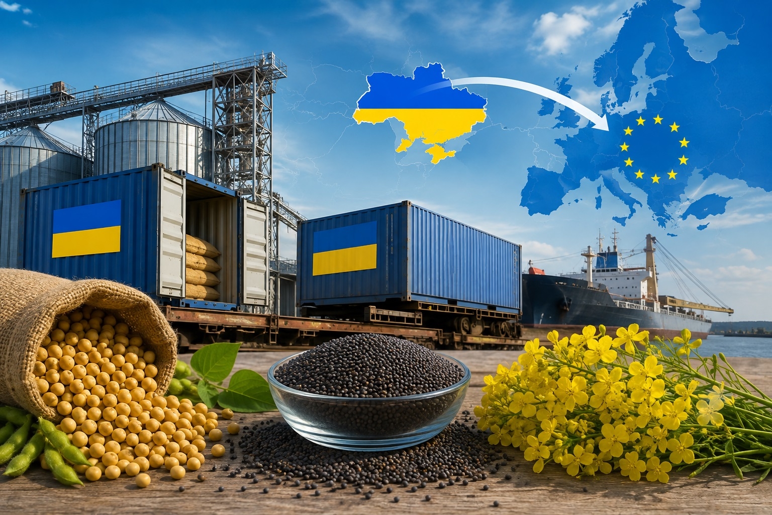 Поставки української сої та ріпаку до ЄС на старті сезону знизились, але продажі зростають  