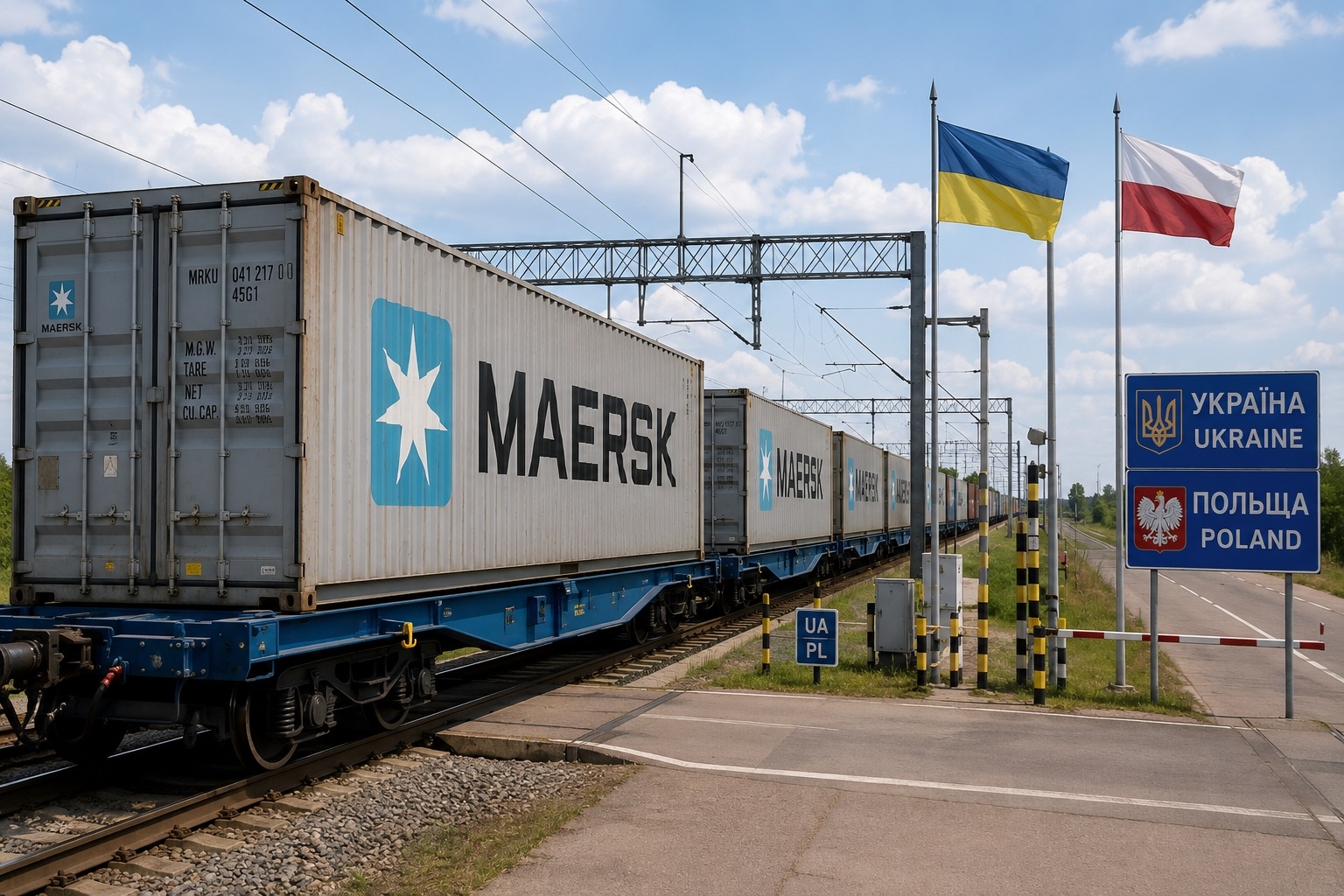 From September 1, Maersk changes tariffs for container transportation between Ukraine and Gdansk