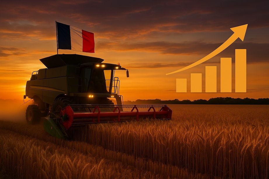 French Ministry of Agriculture expects wheat harvest to increase by 27% in 2025