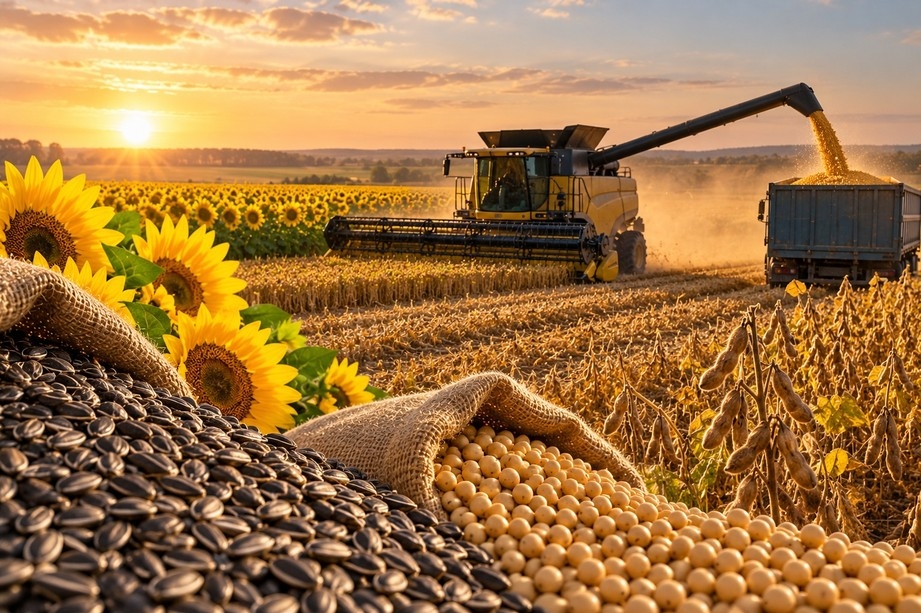 About half of the sunflower and soybean areas have already been harvested in Ukraine